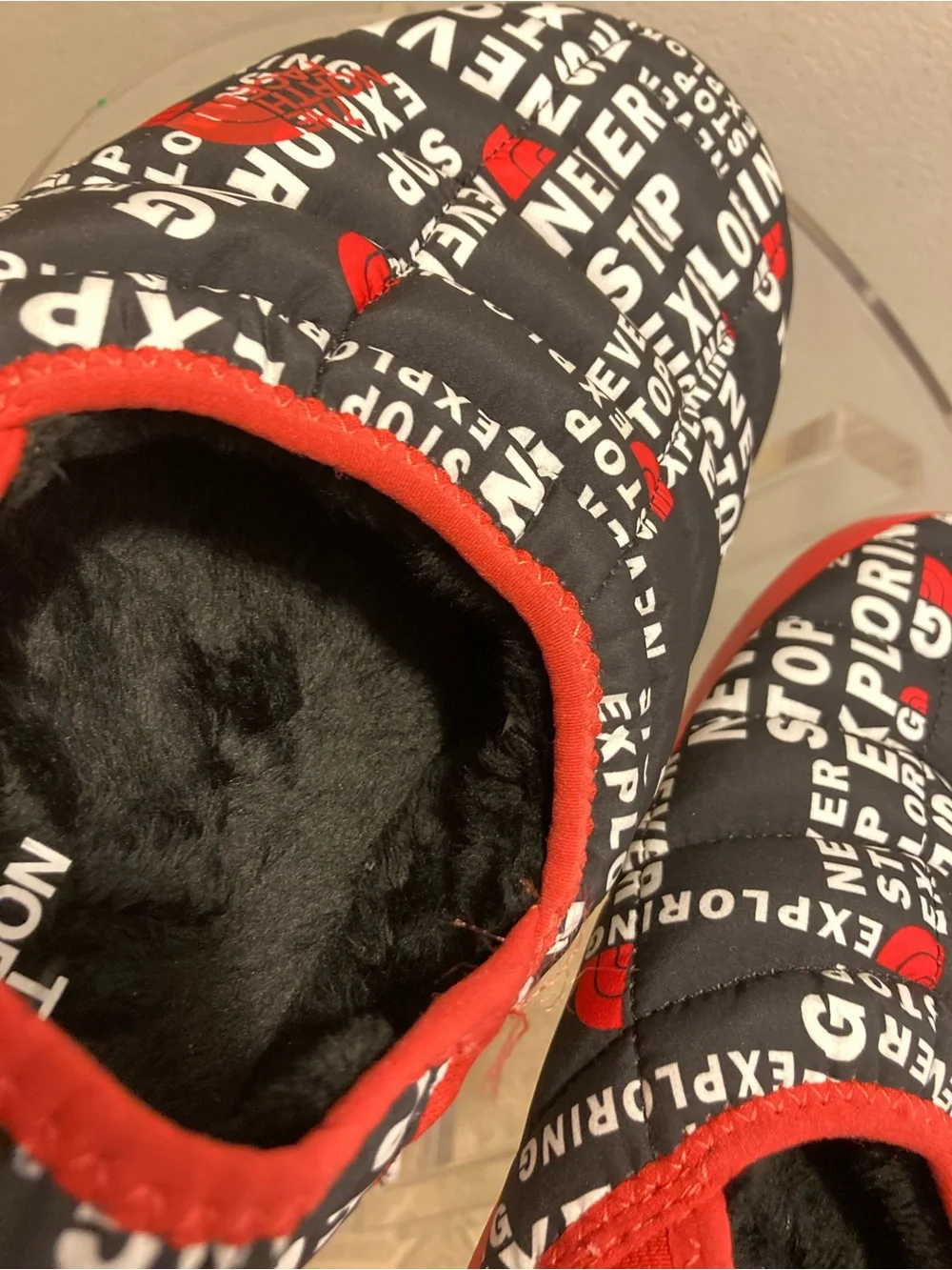 The North Face padded slip